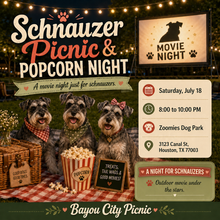 Load image into Gallery viewer, Schnauzer Picnic &amp; Movie Night

